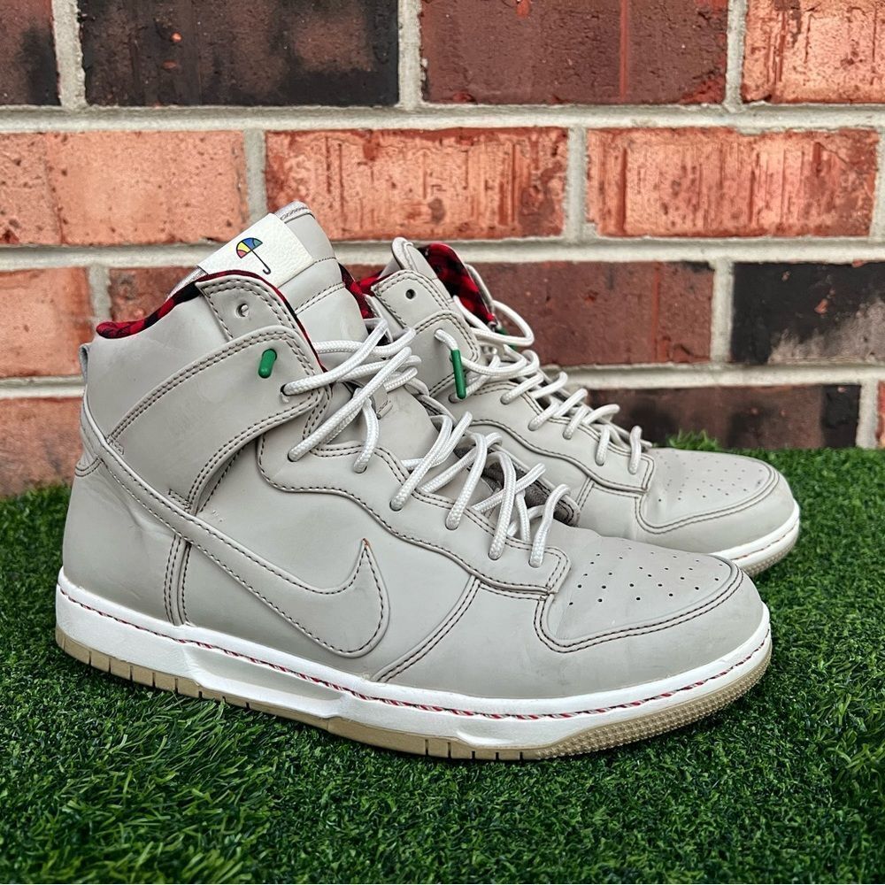 Nike Mens Dunk High Ultra String Shoes Gray 845055-201 2016 size 8.5